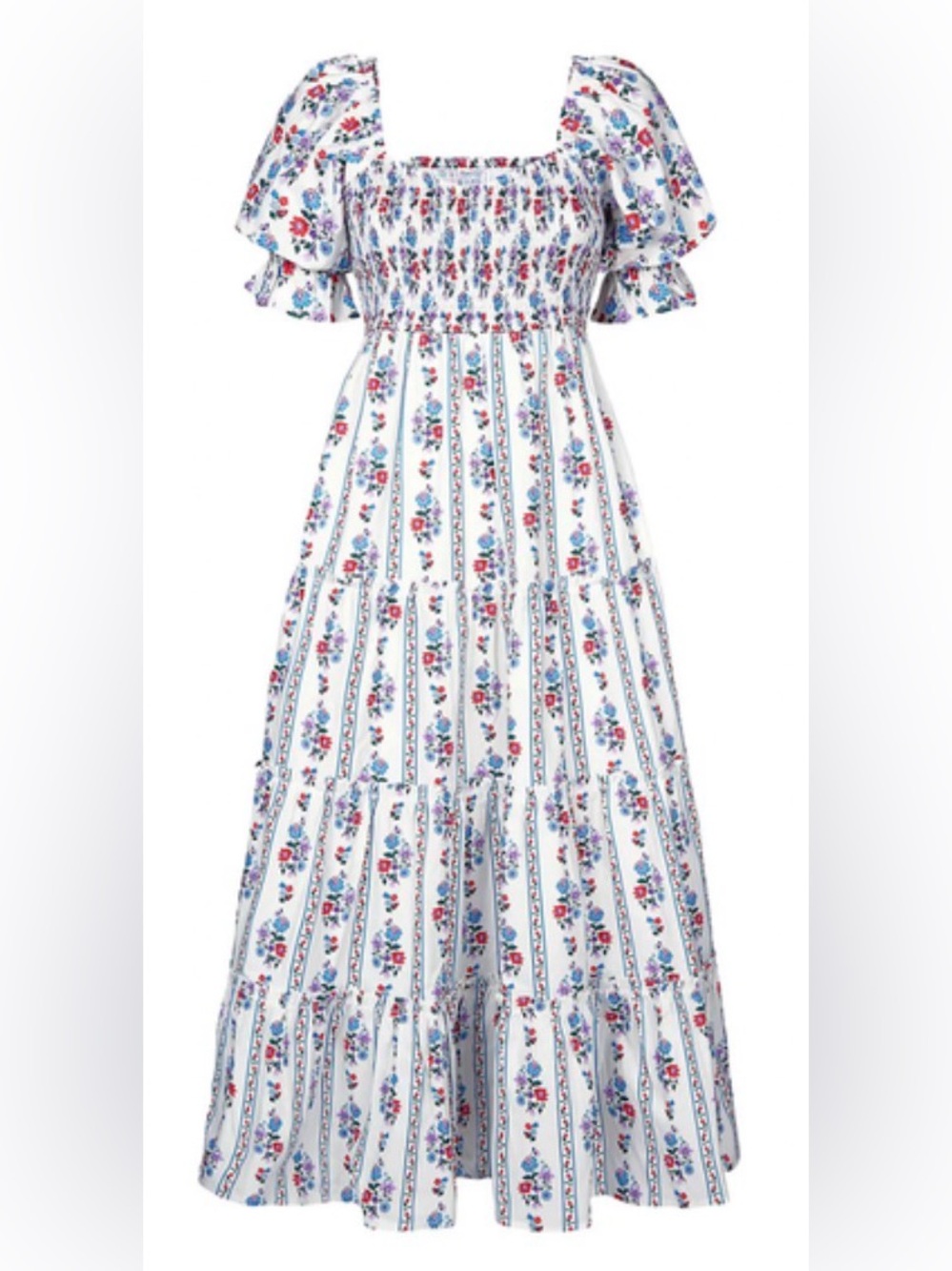 Pink City Prints Cindy Dress in the "Alpine Mix" - Picture 8 of 8